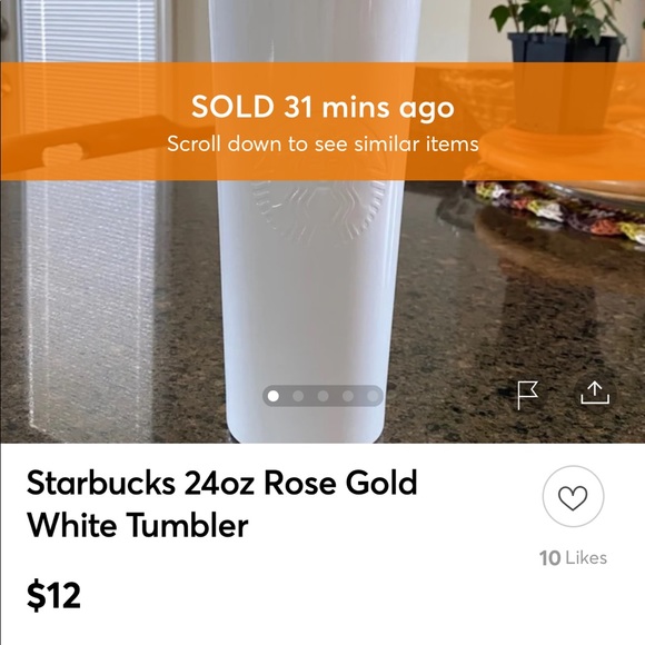 COPY - ISO: White with Rose Gold Lid - Picture 3 of 3